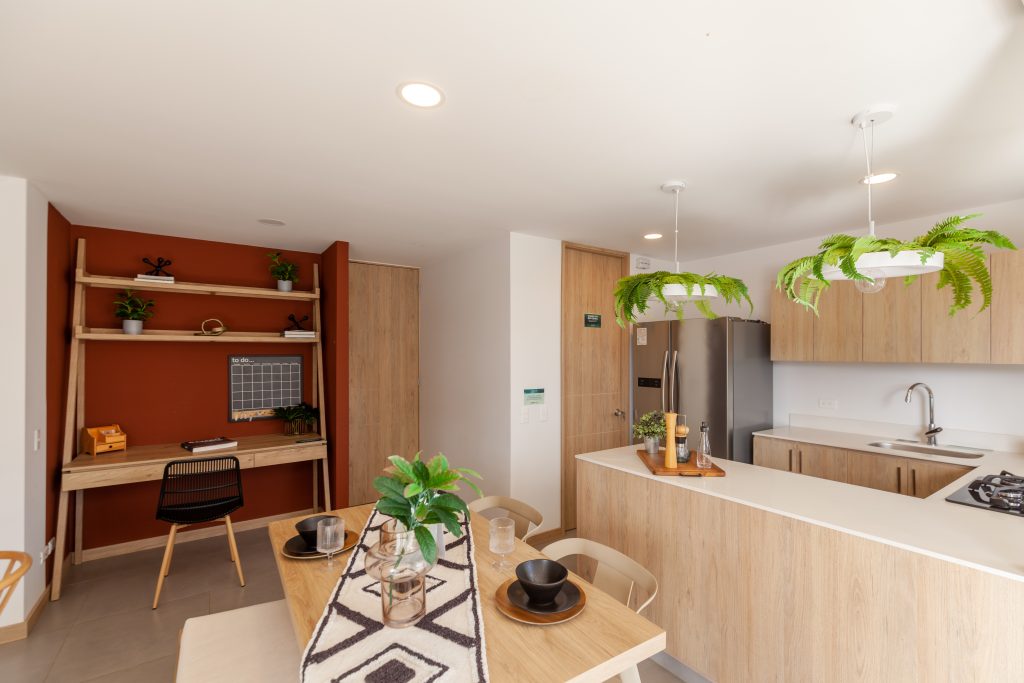 Sala, casa, Vivienda, Aqua, comprar vivienda en Colombia
